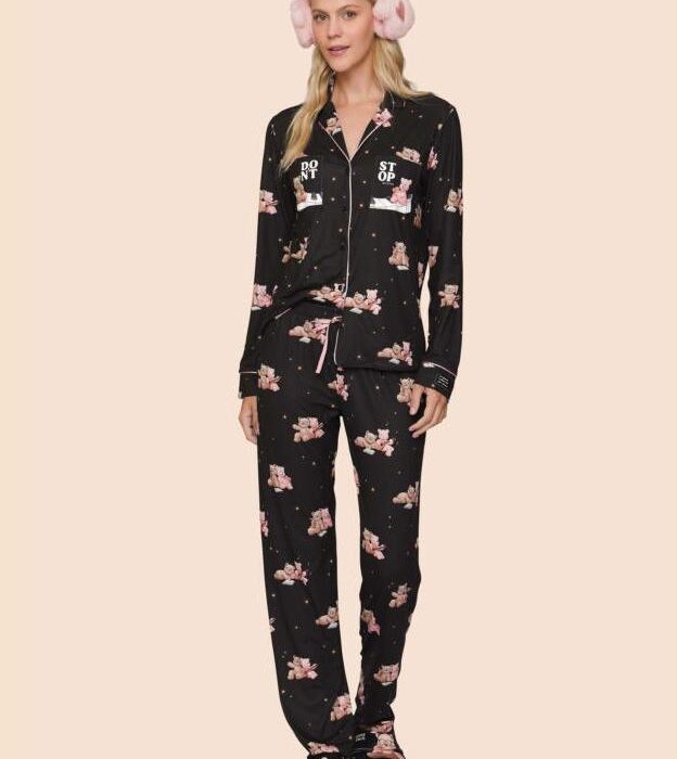 PIJAMA INVERNO ABERTO LUA LUA